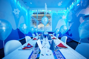Snowplanet’s COOL Snow Cave party room