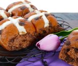 Chocolate & Fruit Hot Cross Buns Recipe