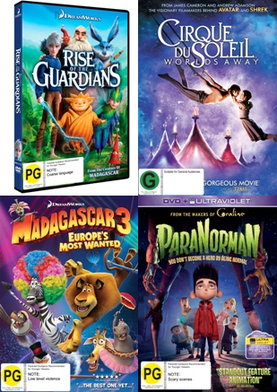 New release DVD packs