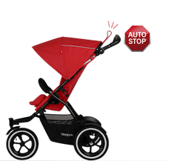 Changing the way we think about buggy safety Phil&Teds Navigator auto stop