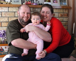 Great Kiwi Families: Rebekah, Chris and Eva Fraser Great Kiwi Families