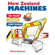 New Zealand Machines to read, colour and keep