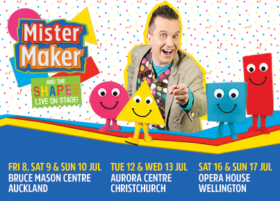 Family Passes to Mister Maker and The Shapes LIVE