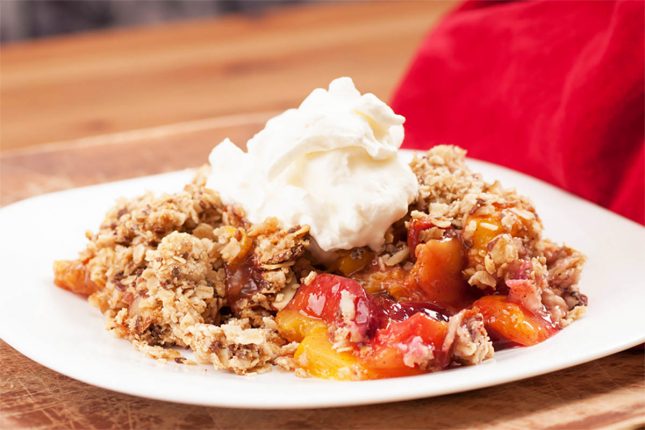 Rhubarb and Raspberry Crumble Recipe