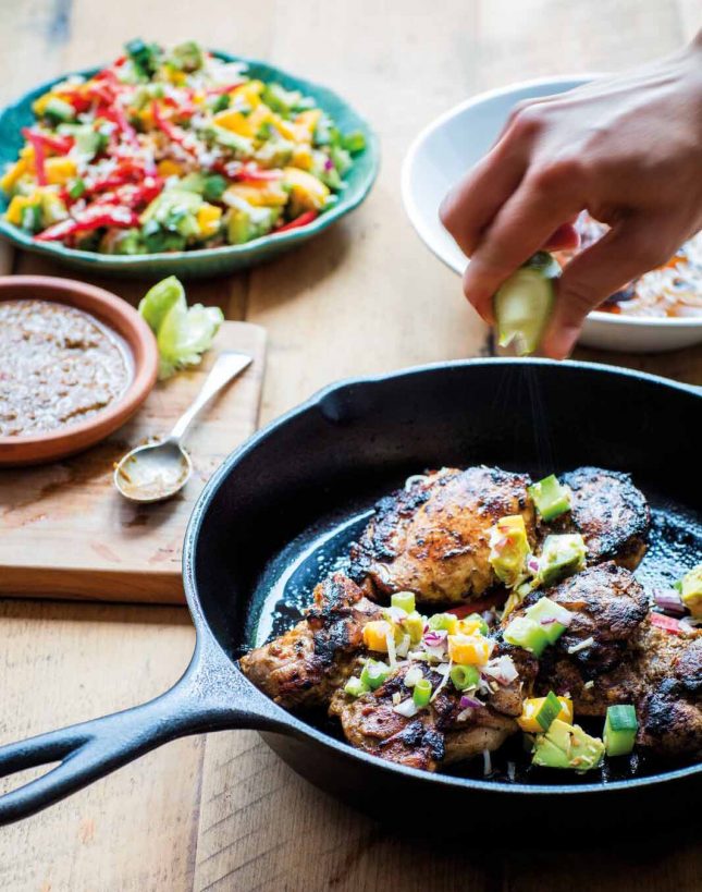 Caribbean Chicken n Salsa
