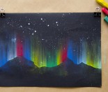 Matariki and the southern lights art project