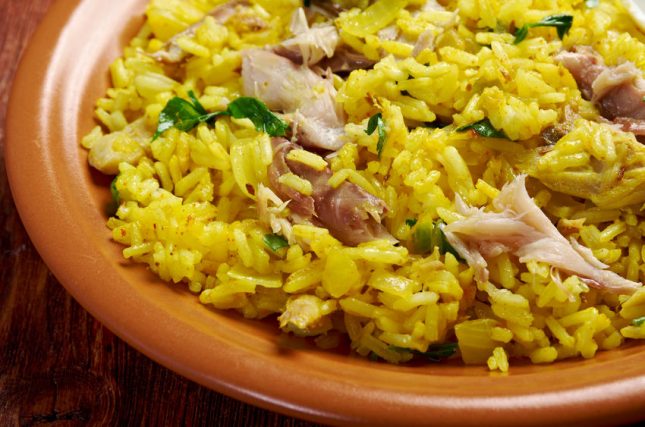 Smoked Fish and Rice Curry