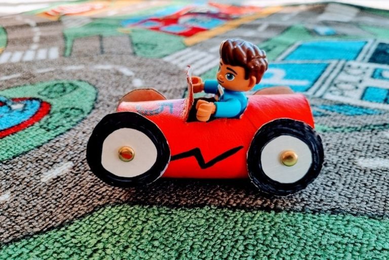 Cardboard Roll Racing Car Craft Toilet Roll Racing Car Craft 1