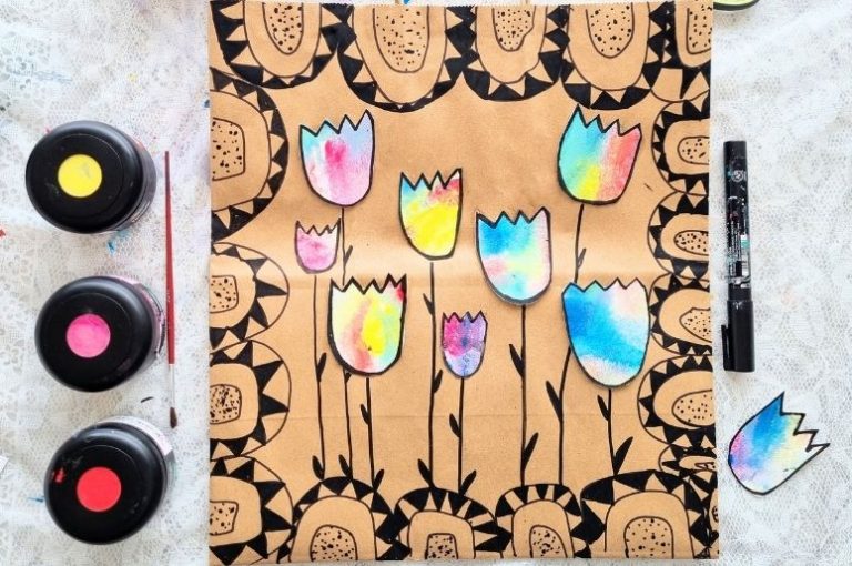 How to Make a Beautiful Gift Bag from Free Shopping Bags Gift bag craft (2)